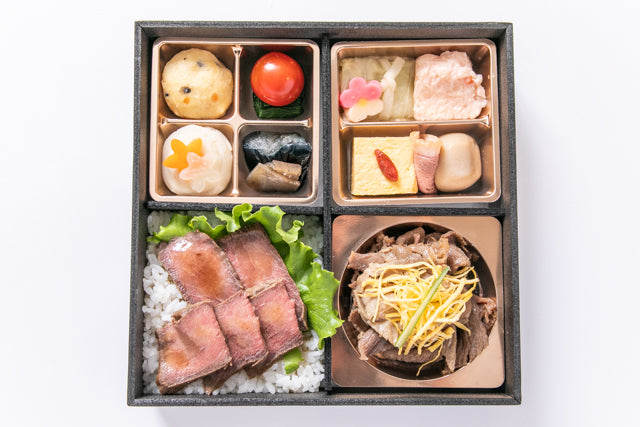 ～選べるメイン～牛ロースト重とこだわりの和惣菜 御膳
