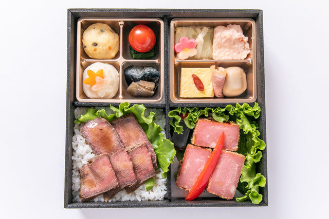 ～選べるメイン～牛ロースト重とこだわりの和惣菜 御膳