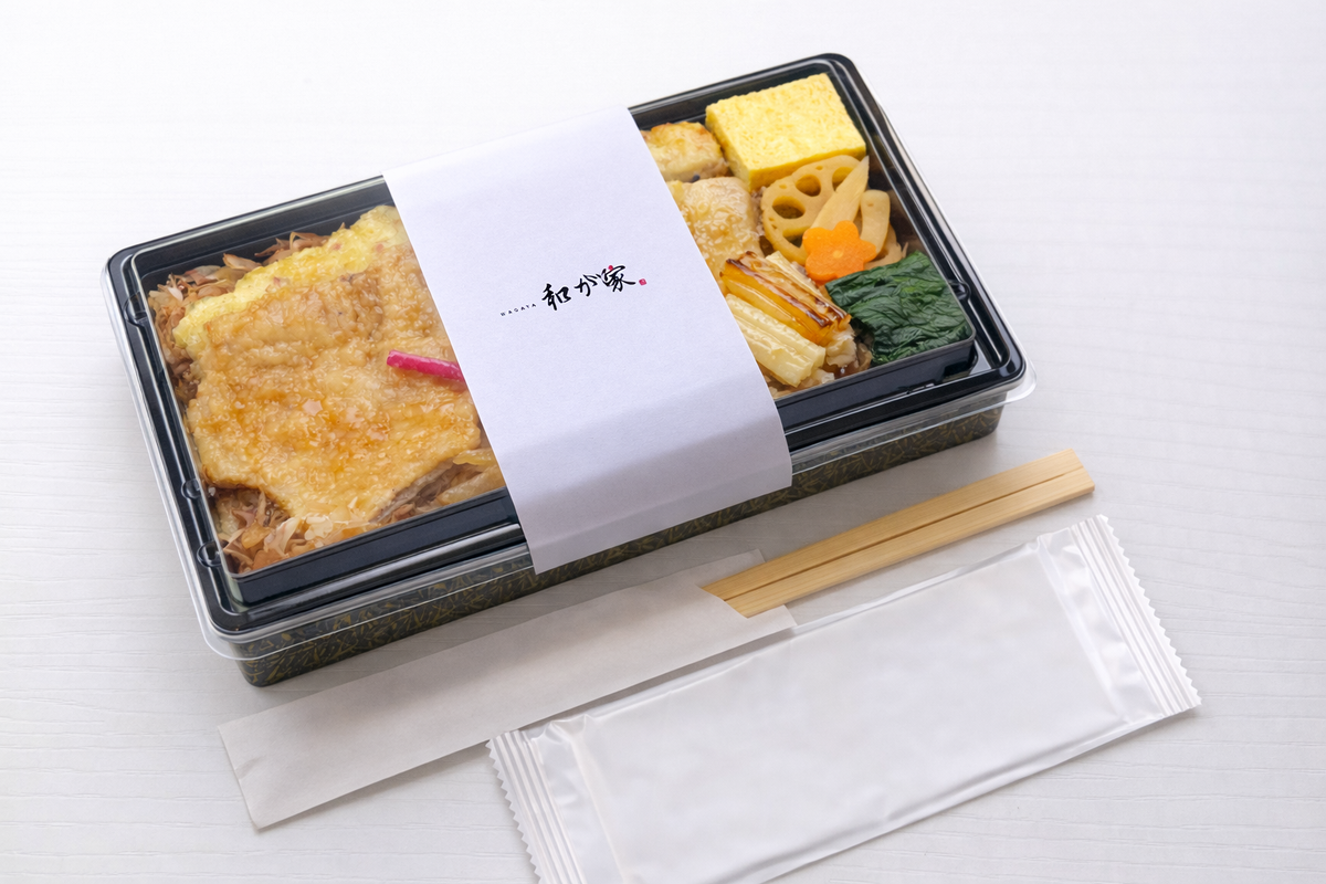 【鰹節】豚生姜焼きと削り節の鰹節弁当